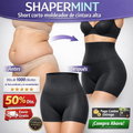 SHAPERMINT Short corto moldeador de cintura alta para usar todos los días - Ropa interior moldeadora para mujer con control de abdomen, faja moldeadora para mujer